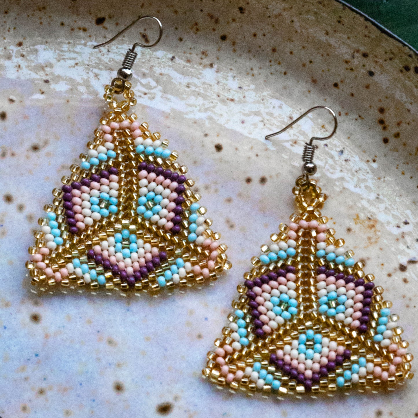Sacred Triangle Earrings