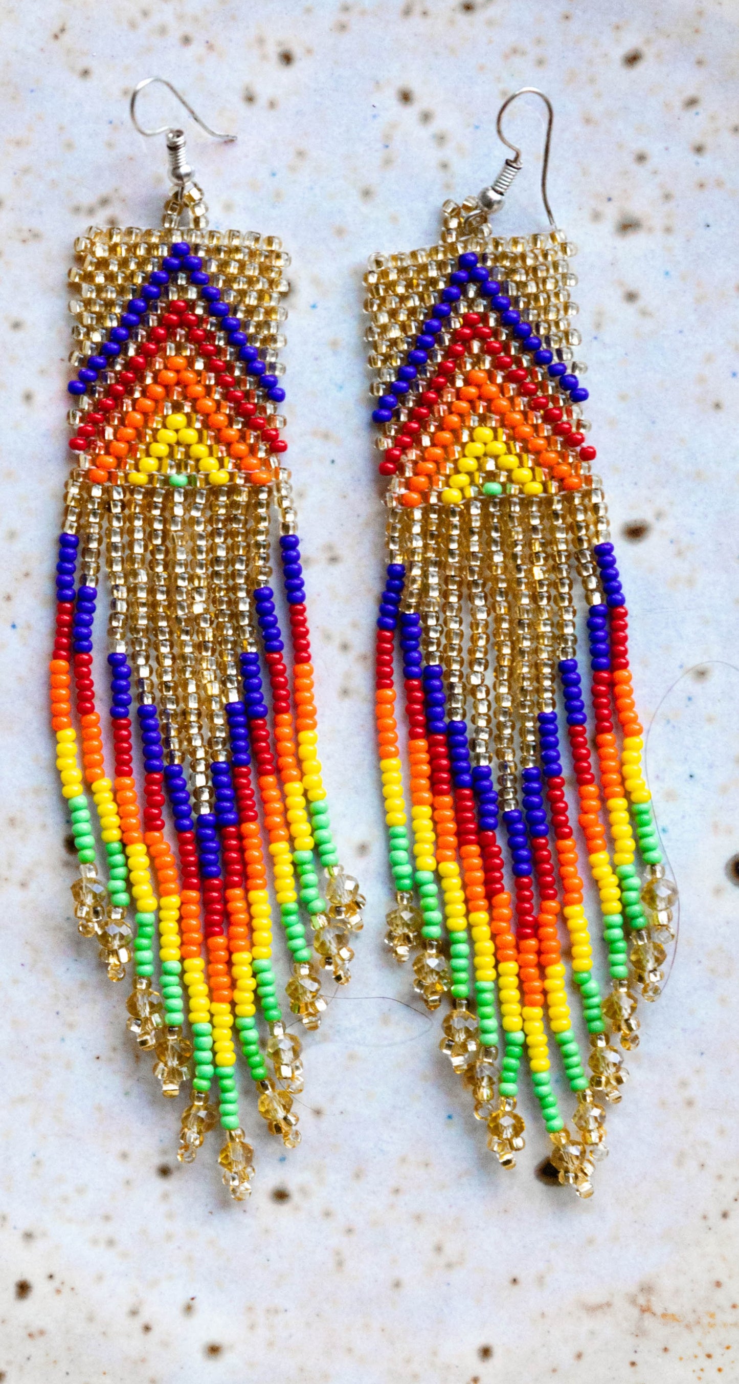 Rainbow Prisma Earrings