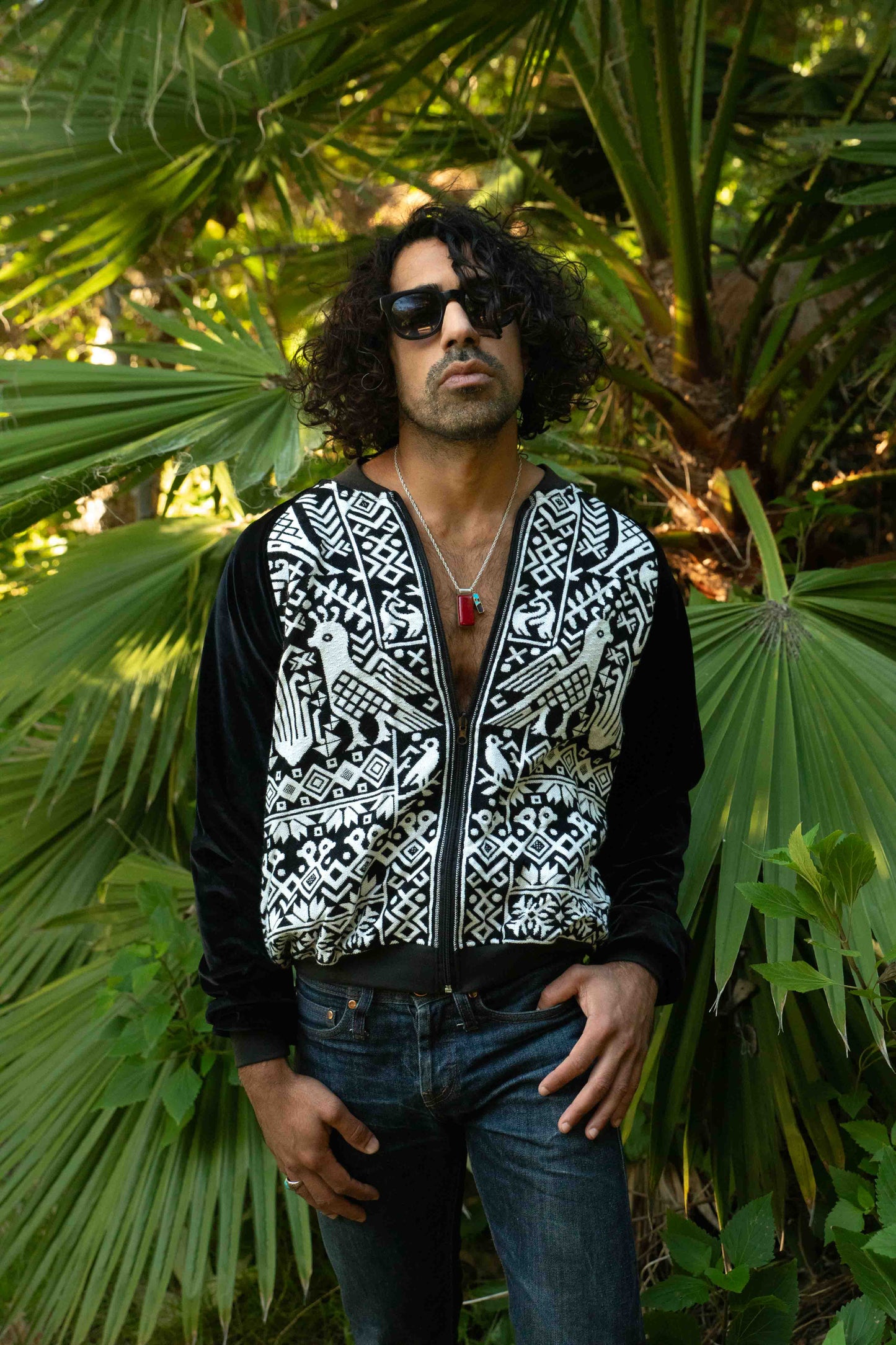 Blackbird Tapestry Bomber Jacket